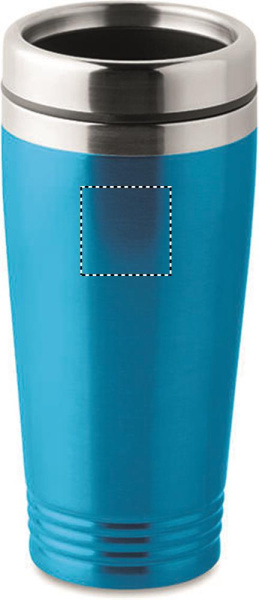 Divsienu termokrūze Rodeo Colour 400 ml: Logotipa izvietojums – izstrādājuma aizmugures augšdaļa