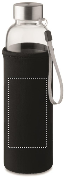 Borosilikaattilasipullo 500 ml: Logon sijainti – pussi