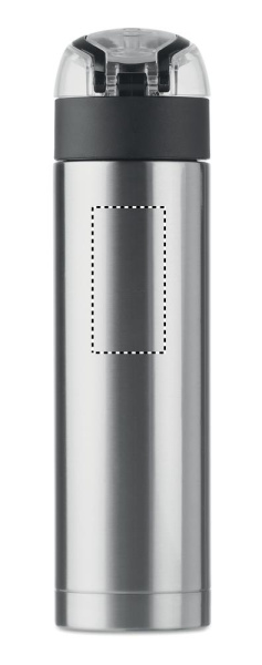 Bouteille à double paroi 400 ml: Emplacement du logo – partie supérieure de l’arrière du produit