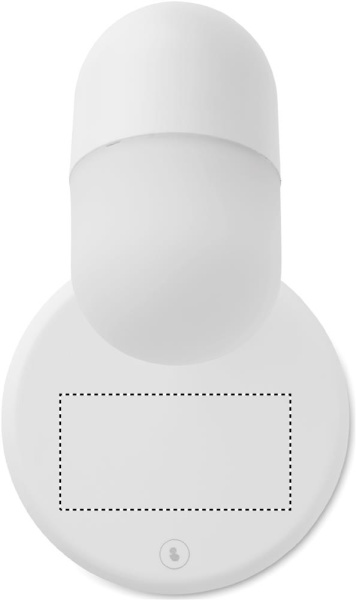 LED Lampe mit Ladestation: Logoposition – Sockel
