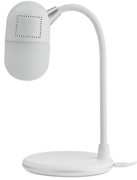 LED Lampe mit Ladestation: Logoposition – Lampe Rechts