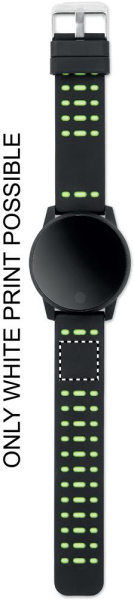 4.0  Fitness Smart Watch: Logoposition – Gurt: unterer Bereich