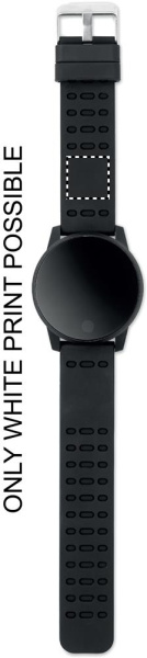 4.0  Fitness Smart Watch: Logoposition – Gurt: oberer Bereich