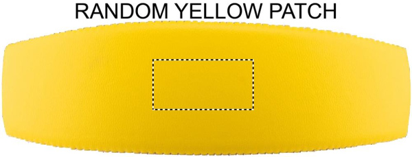 Volleyball in matt PVC: Logo position – single random patch