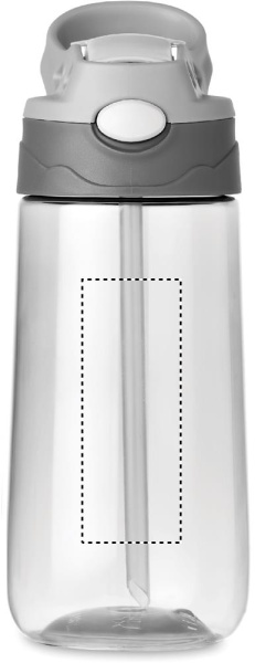 Tritan™-juomapullo 450 ml: Logon sijainti – tuotteen etupuoli