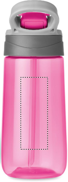 Tritan™-juomapullo 450 ml: Logon sijainti – tuotteen takaosa