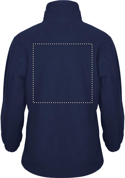 NORTH KINDER FL JACKE  300g: Logoposition – Rückseite des Produkts