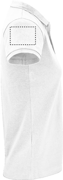 PLANET WOMEN Polo 170g: Logoposition – rechter Ärmel