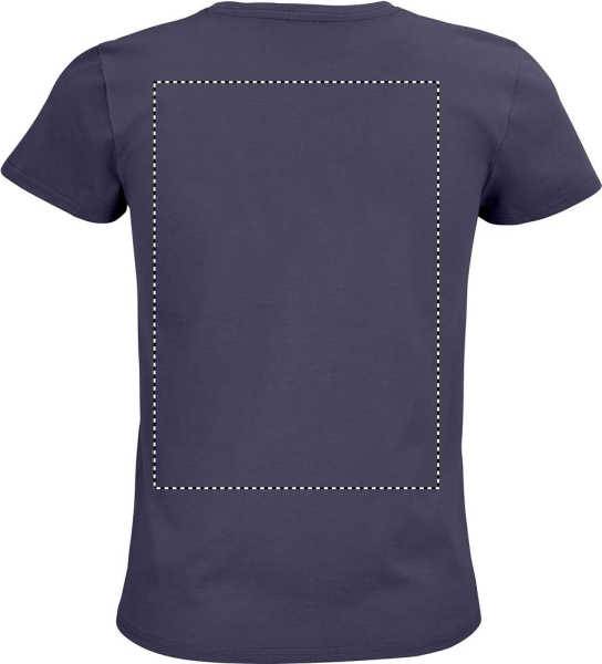 PIONEER WOMEN T-Shirt 175g: Место нанесения логотипа – задняя сторона изделия