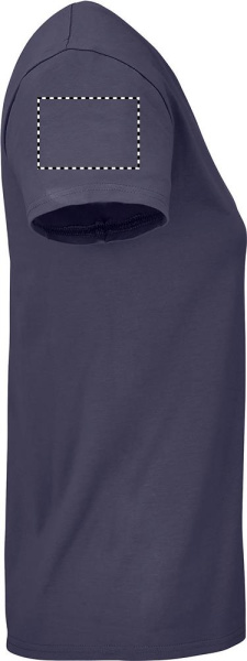 PIONEER WOMEN T-Shirt 175g: Место нанесения логотипа – правый рукав