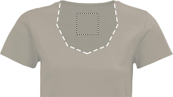PIONEER WOMEN T-Shirt 175g: Место нанесения логотипа – внутренняя сторона изделия