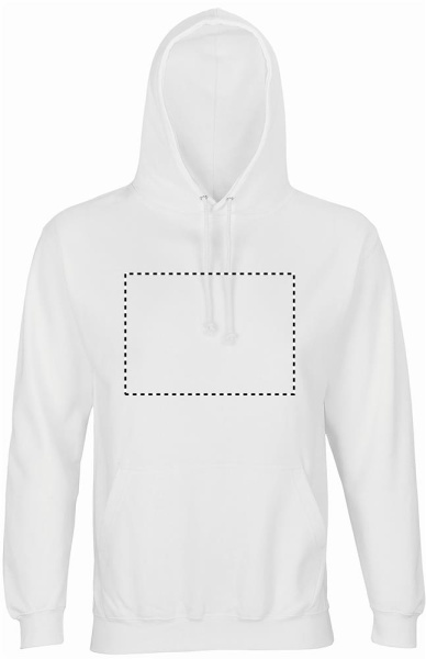CONDOR Unisex Hooded Sweat: Logo position – front of the product