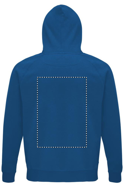 CONDOR Unisex Hooded Sweat: Logo position – back of the product