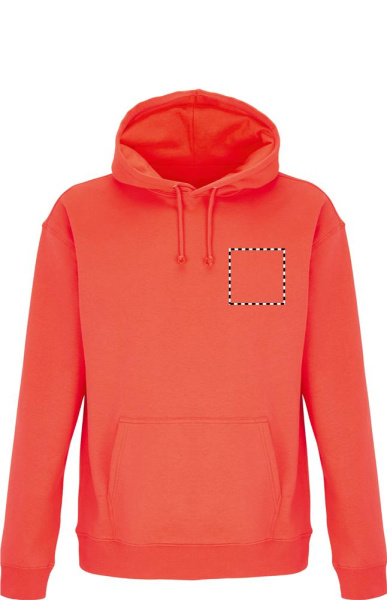 CONDOR Unisex Hooded Sweat: Logo position – centre chest