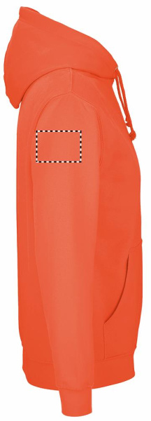 CONDOR Unisex Hooded Sweat: Logo position – right sleeve