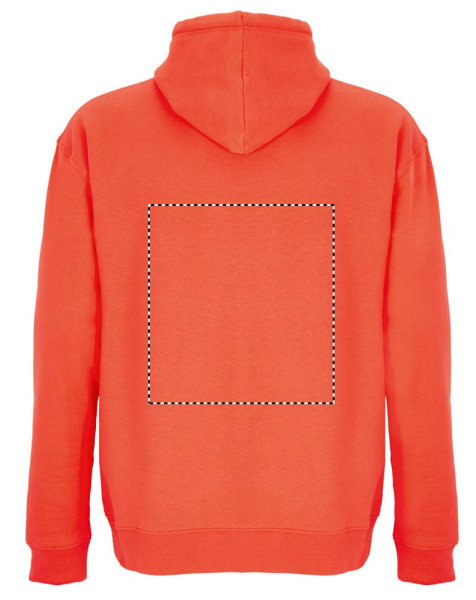 CONDOR Unisex Hooded Sweat: Logo position – below the hood