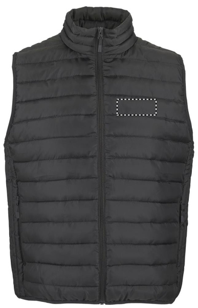 STREAM MEN Bodywarmer: Logo asukoht – vasak rind