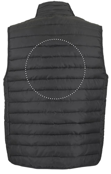 STREAM MEN Bodywarmer: Logo asukoht – toote tagakülg