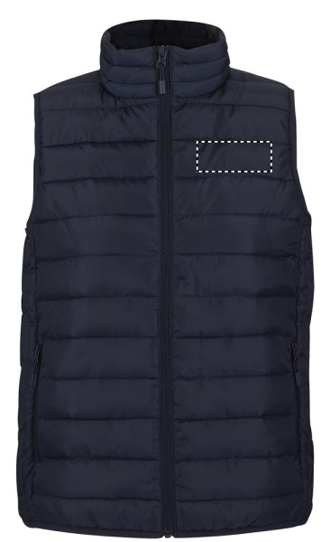 STREAM WOMEN Bodywarmer vest: Logo asukoht – vasak rind