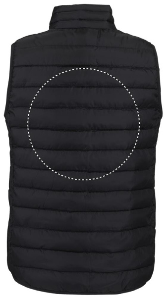 STREAM WOMEN Bodywarmer vest: Logo asukoht – toote tagakülg