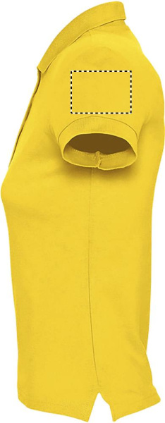 PASSION WOMEN POLO 170g: Logo asukoht – vasak varrukas