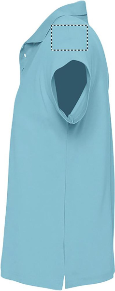 SUMMER II MEN Polo 170g: Logoposition – linker Ärmel