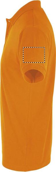 PERFECT MEESTE Polo 180g: Logo asukoht – vasak varrukas