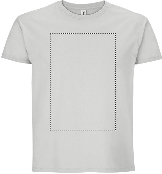 IMPERIAL MEN T-paita 190g: Logon sijainti – tuotteen etupuoli