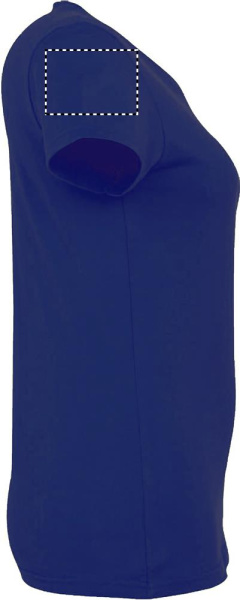 IMPERIAL WOMEN T-Shirt 190g: Logoposition – rechter Ärmel