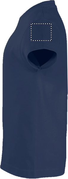 IMPERIAL KINDERT-SHIRT 190g: Logoposition – linker Ärmel