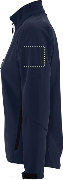 ROXY WOMEN SS JAKA 340g: Logotipa izvietojums – kreisā piedurkne