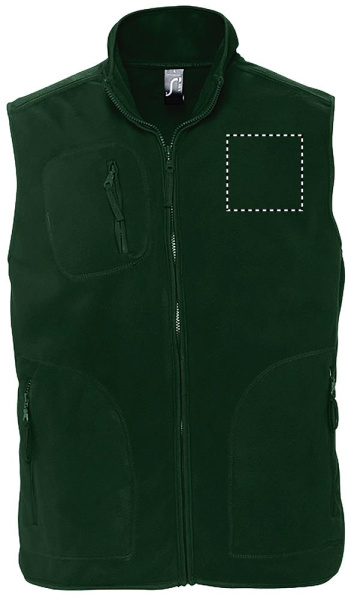 NORWAY UNI CARDIGAN 320g: Logoposition – Brustmitte