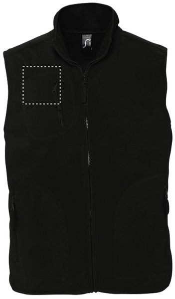 NORWAY UNI CARDIGAN 320g: Logoposition – rechte Brust