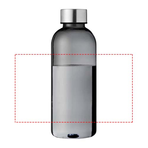Spring vattenflaska i Tritan™, 600 ml: Logotypens placering – runt produkten