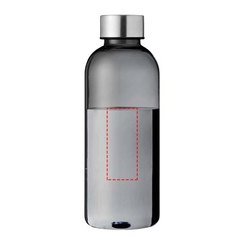 Spring vattenflaska i Tritan™, 600 ml: Logotypens placering – produktens framsida