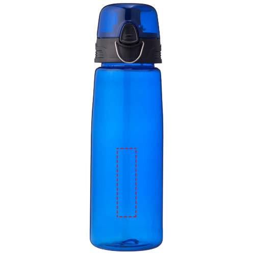 Capri 700 ml Tritan™ Sportflasche: Logoposition – Vorderseite des Produkts