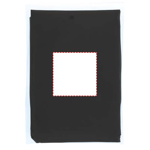 Ziva Einweg Regenponcho mit Hülle: Logoposition – Beutel