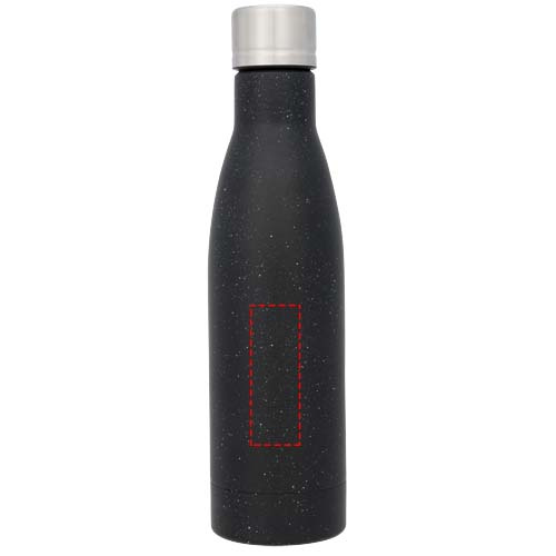 Vasa 500 ml taškuota termo gertuvė su varine vakuumine izoliacija: Logotipo vieta – gaminio priekinė pusė