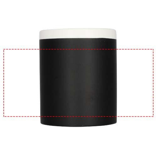 Chalk-write 330 ml keramikas krūze ar krīta tāfeles virsmu: Logotipa izvietojums – apkārt izstrādājumam