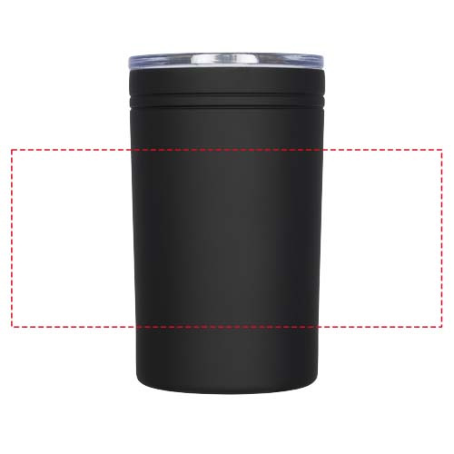 Pika 330 ml vakuumisolerad mugg: Logotypens placering – runt produkten