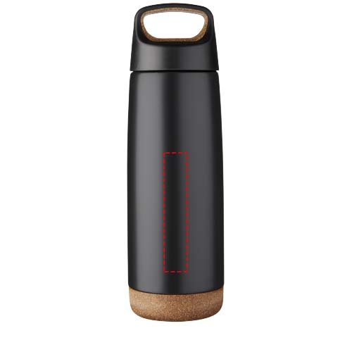 Valhalla 600 ml Isolierflasche mit Kupfer-Vakuumisolierung: Logoposition – Vorderseite des Produkts