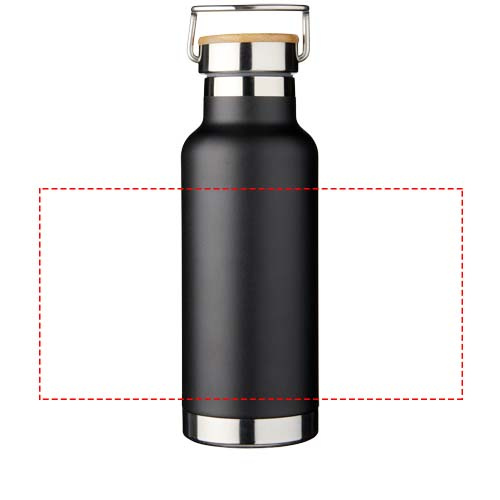 Thor 480 ml Isolierflasche mit Kupfer-Vakuumisolierung: Logoposition – rund um das Produkt