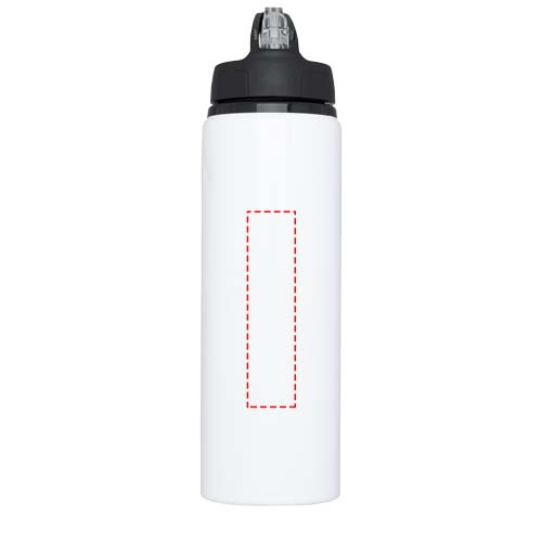 Fitz 800 ml alumiininen juomapullo: Logon sijainti – tuotteen etupuoli