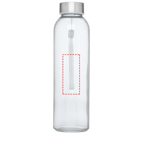 Bodhi 500 ml lasinen juomapullo: Logon sijainti – tuotteen etupuoli