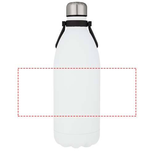 Cove 1,5 l vaakumisolatsiooniga roostevabast terasest joogipudel: Logo asukoht – ümber toote