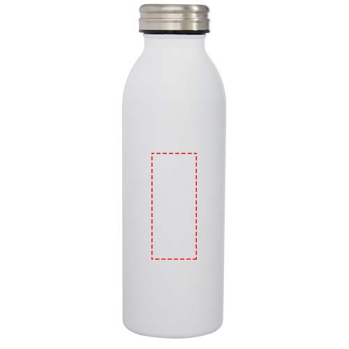Bouteille 500 ml à isolation sous vide avec couche de cuivre Riti : Emplacement du logo – face avant du produit