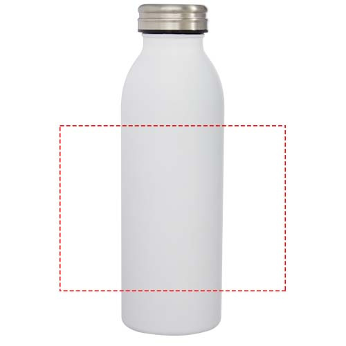 Bouteille 500 ml à isolation sous vide avec couche de cuivre Riti : Emplacement du logo – autour du produit