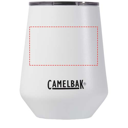 CamelBak® Horizon 350 ml vakuumizolēta vīna glāze: Logotipa izvietojums – apkārt izstrādājumam