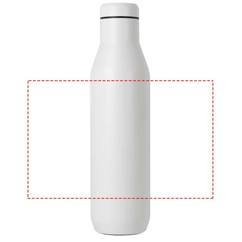 Bouteille à eau ou à vin 750 ml à isolation sous vide CamelBak® Horizon: Emplacement du logo – autour du produit