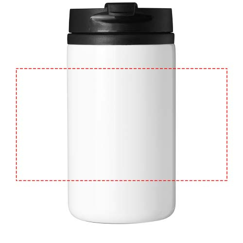 Mojave 250 ml pārstrādāta nerūsējošā tērauda termokrūze: Logotipa izvietojums – apkārt izstrādājumam